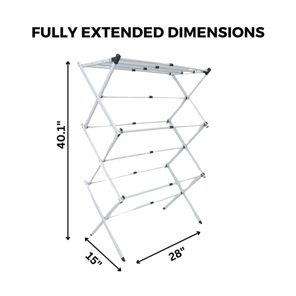 Rebrilliant Foldable Accordion Drying Rack Wayfair.ie